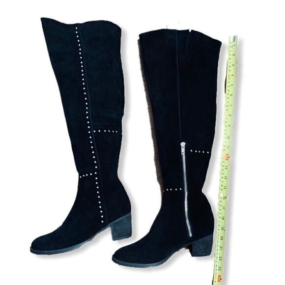 Design Lab Suede Studded Boots - Picture 10 of 10